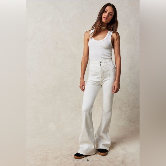 Free People Jayde Cord Flare Jeans size 32 - Picture 4 of 6